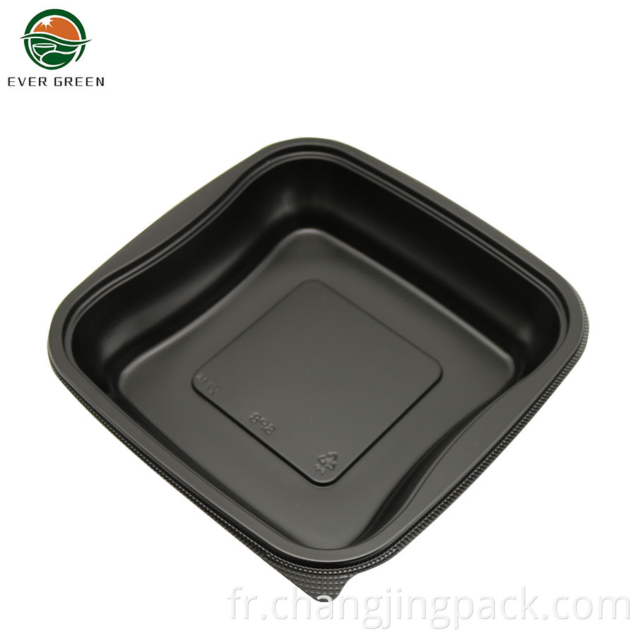 Disposable Plastic Microwavable Bento Food Storage Lunch Box
